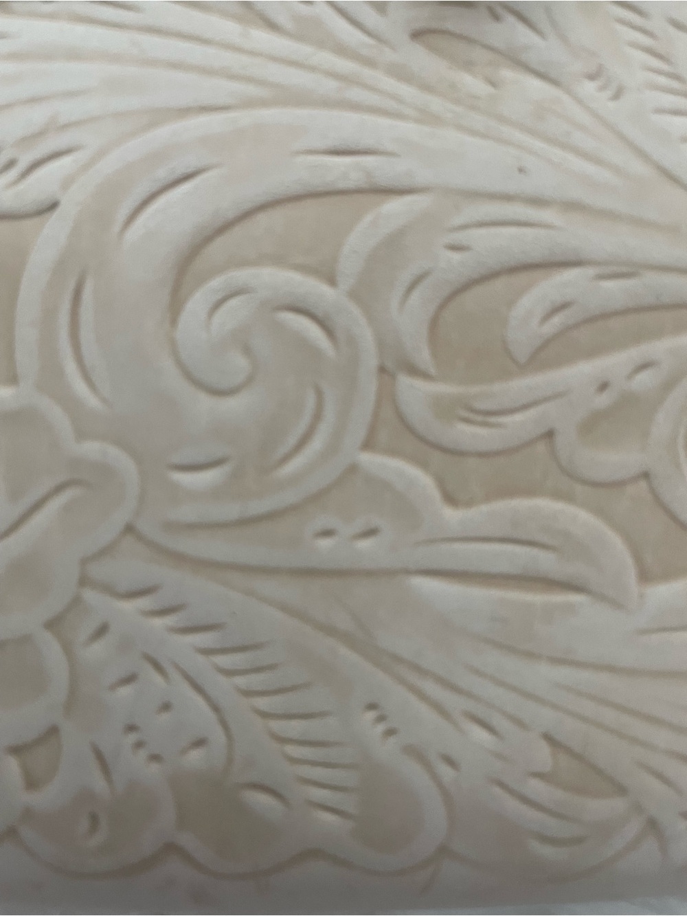 Patricia Nash Cauchi Wallet Chalk White Tooled Leather Western Luxe Cottagecore - Picture 9 of 16